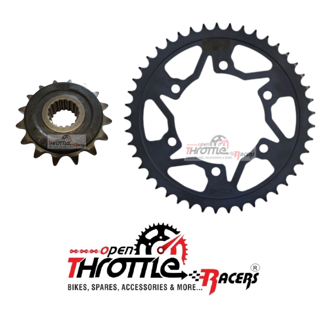 Sprocket Set Suitable for BMW F750/GSF850-GS/F900 R. Front 16T-Rear 42T.