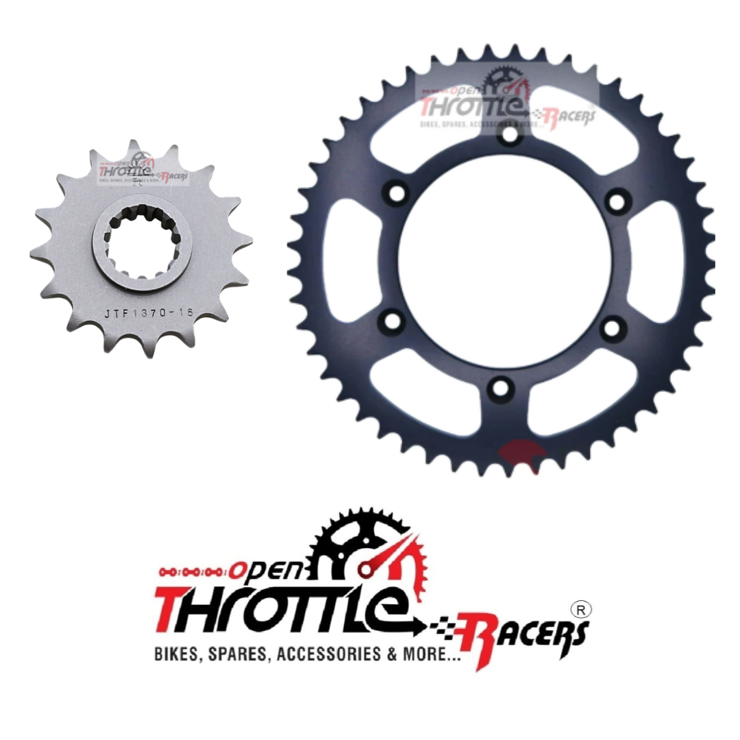 Sprocket Set Suitable for Honda CBR 600 RR Year-2003-2016. Front 16T-Rear 43T.