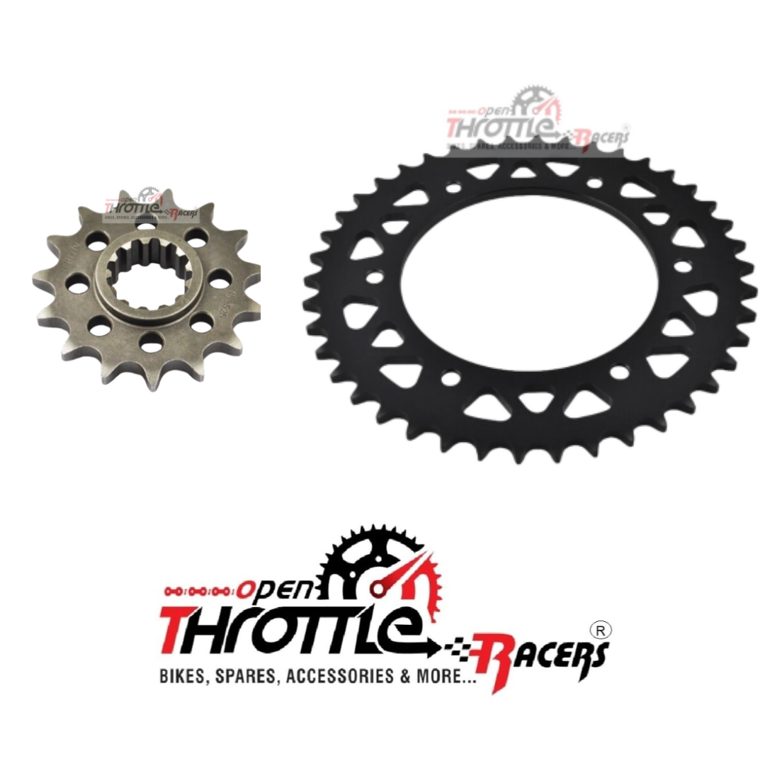 Sprocket Set Suitable for Honda CBR 650 R/CB/650 R/CBR 650F. Front 15T-Rear 42T.