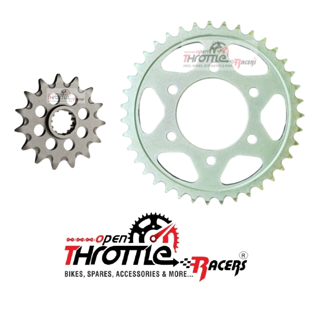 Sprocket Set Suitable for Kawasaki Ninja ZX 10R/ ZX 10RR all Years. Front 17T-Rear 41T.