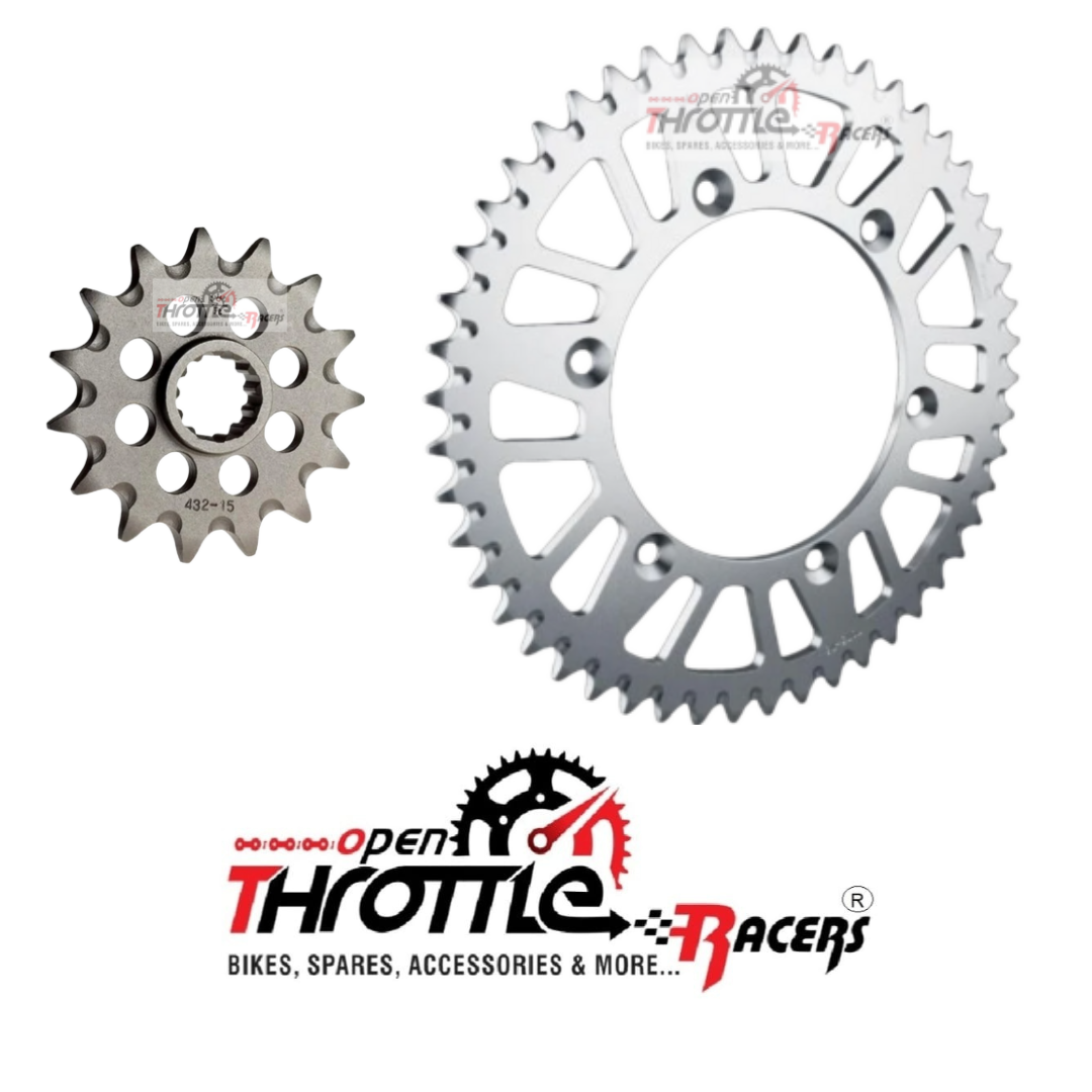 Sprocket Set Suitable for Triumph bonnville T100/865. Front 17T-Rear 43T